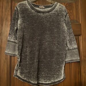 Jane and delancey gray stone washed too size medium
